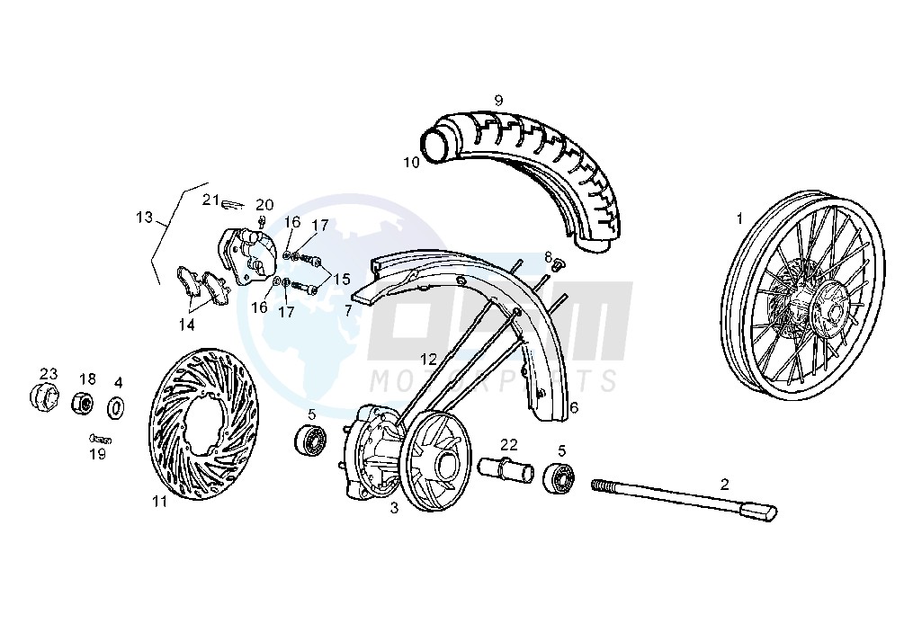 FRONT WHEEL image