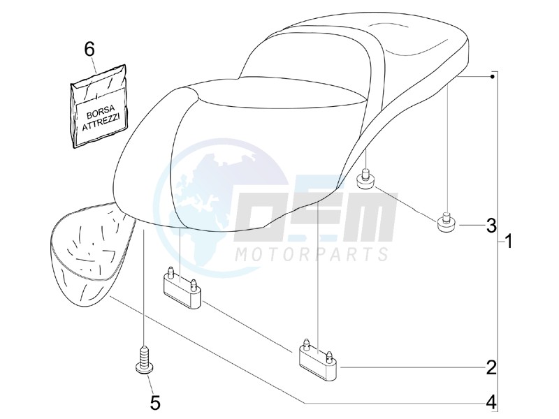 Saddle seats - Tool roll image