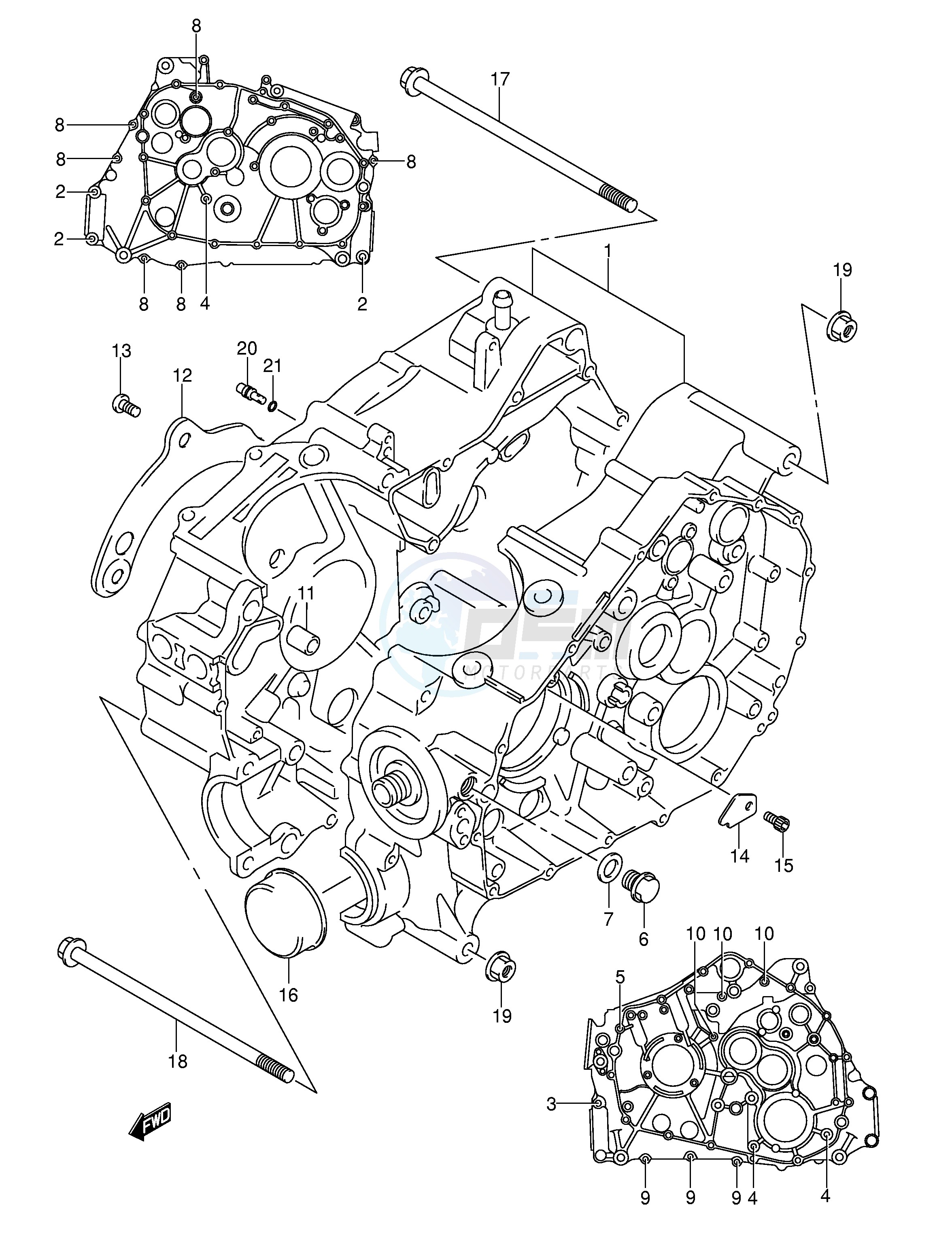 CRANKCASE blueprint