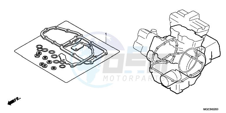 GASKET KIT B blueprint