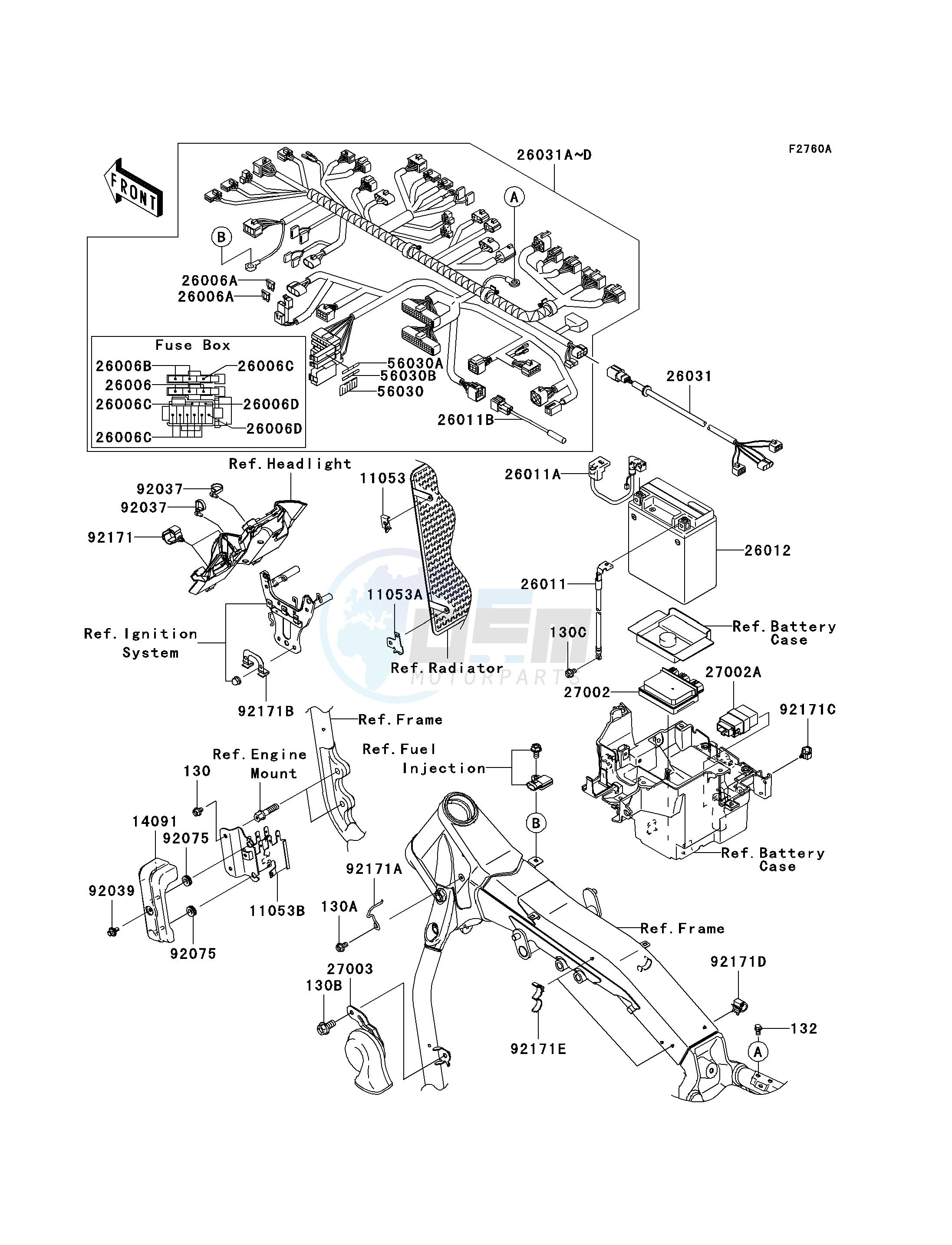 CHASSIS ELECTRICAL EQUIPMENT -- A2- - blueprint