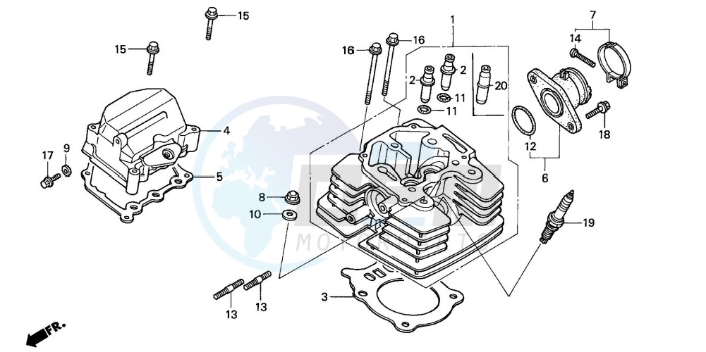 CYLINDER HEAD blueprint