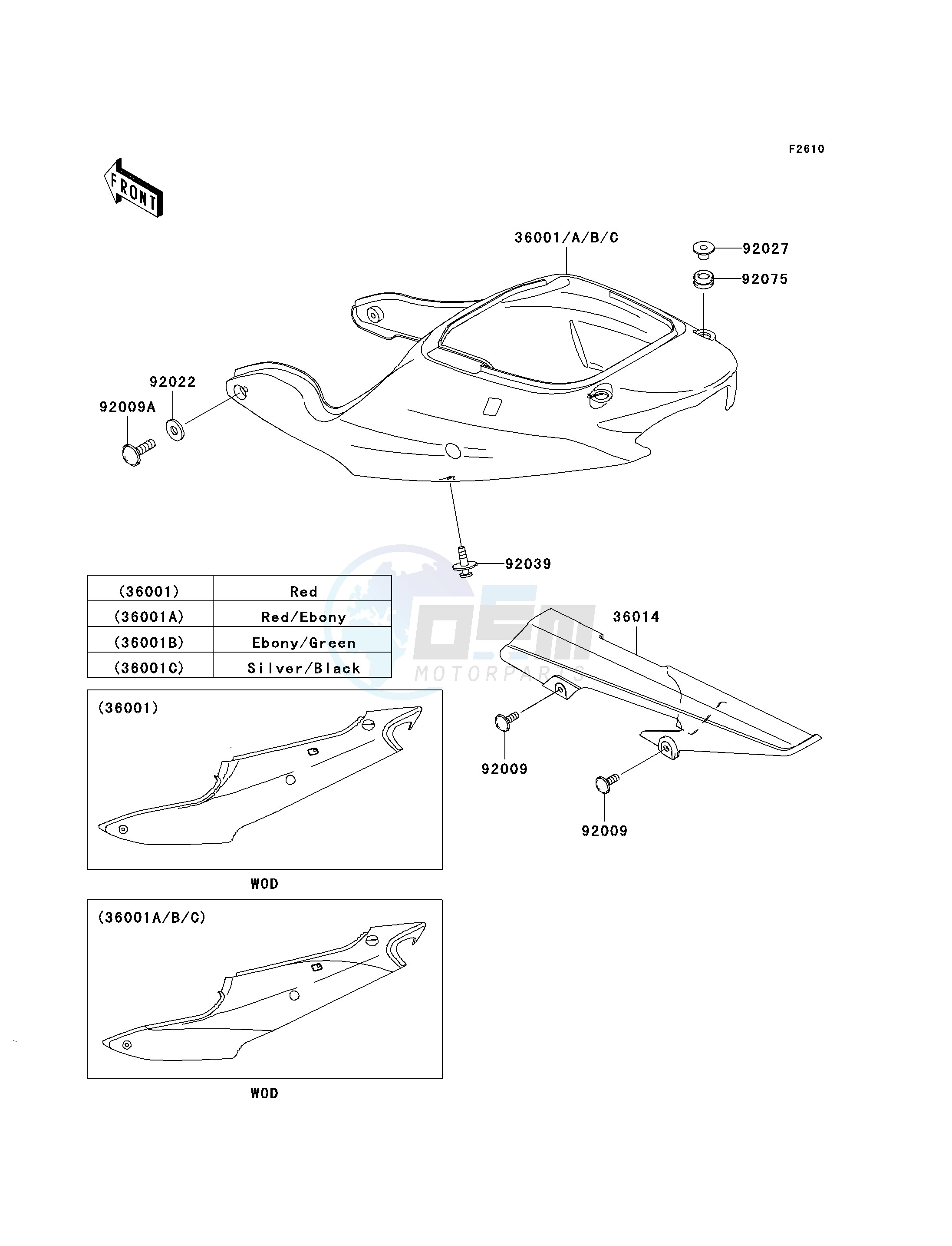 SIDE COVERS_CHAIN COVER-- ZX600-J1- - blueprint