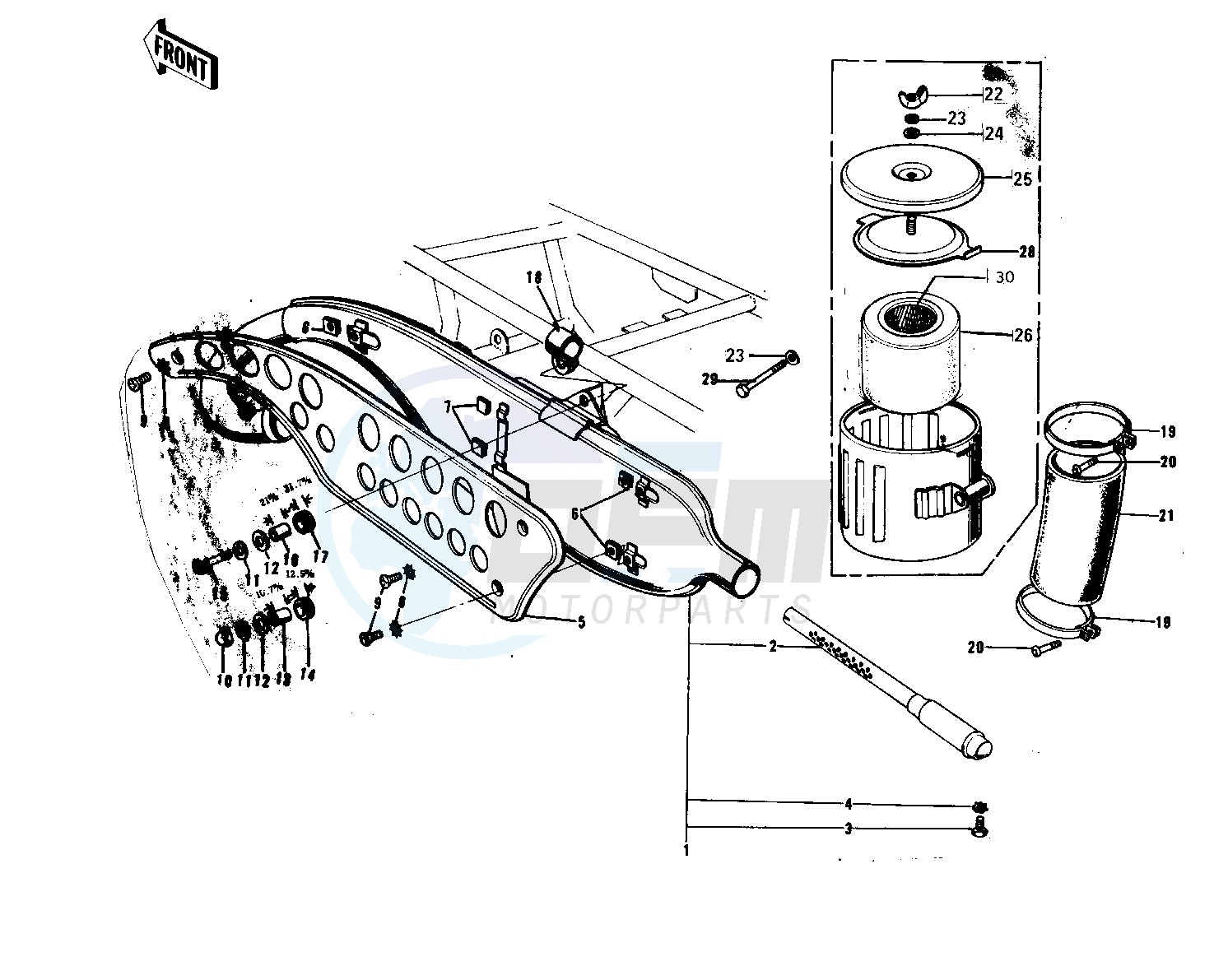 AIR CLEANER_MUFFLER -- 74-75 F9-B_F9-C 350- - blueprint
