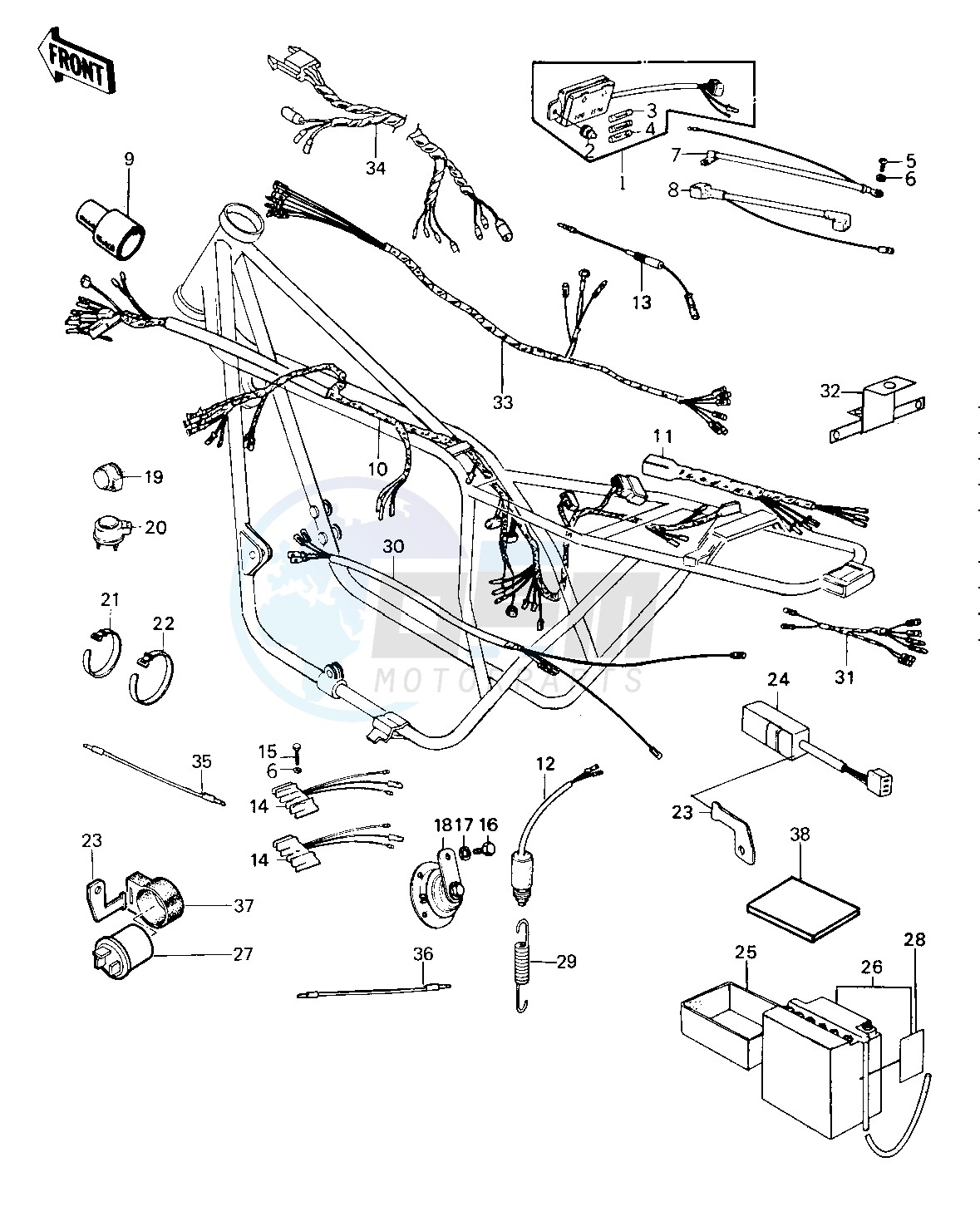CHASSIS ELECTRICAL EQUIPMENT -- 79-81 C2_C3_C4- - blueprint