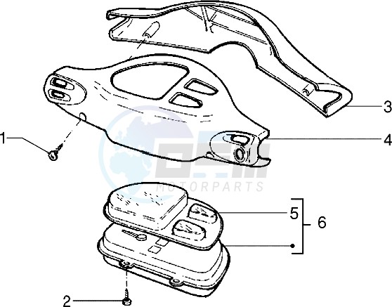 Speedometers Kms. - handlebar cover image