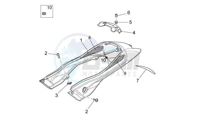 Rear body - Rear fairing image