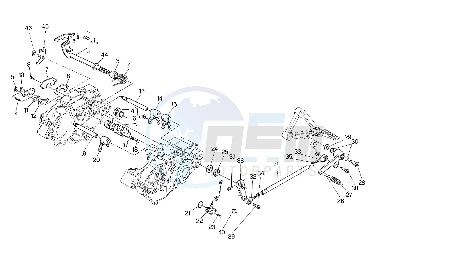 GEAR CHANGE MECHANISM image