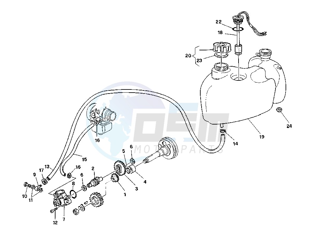 OIL PUMP blueprint