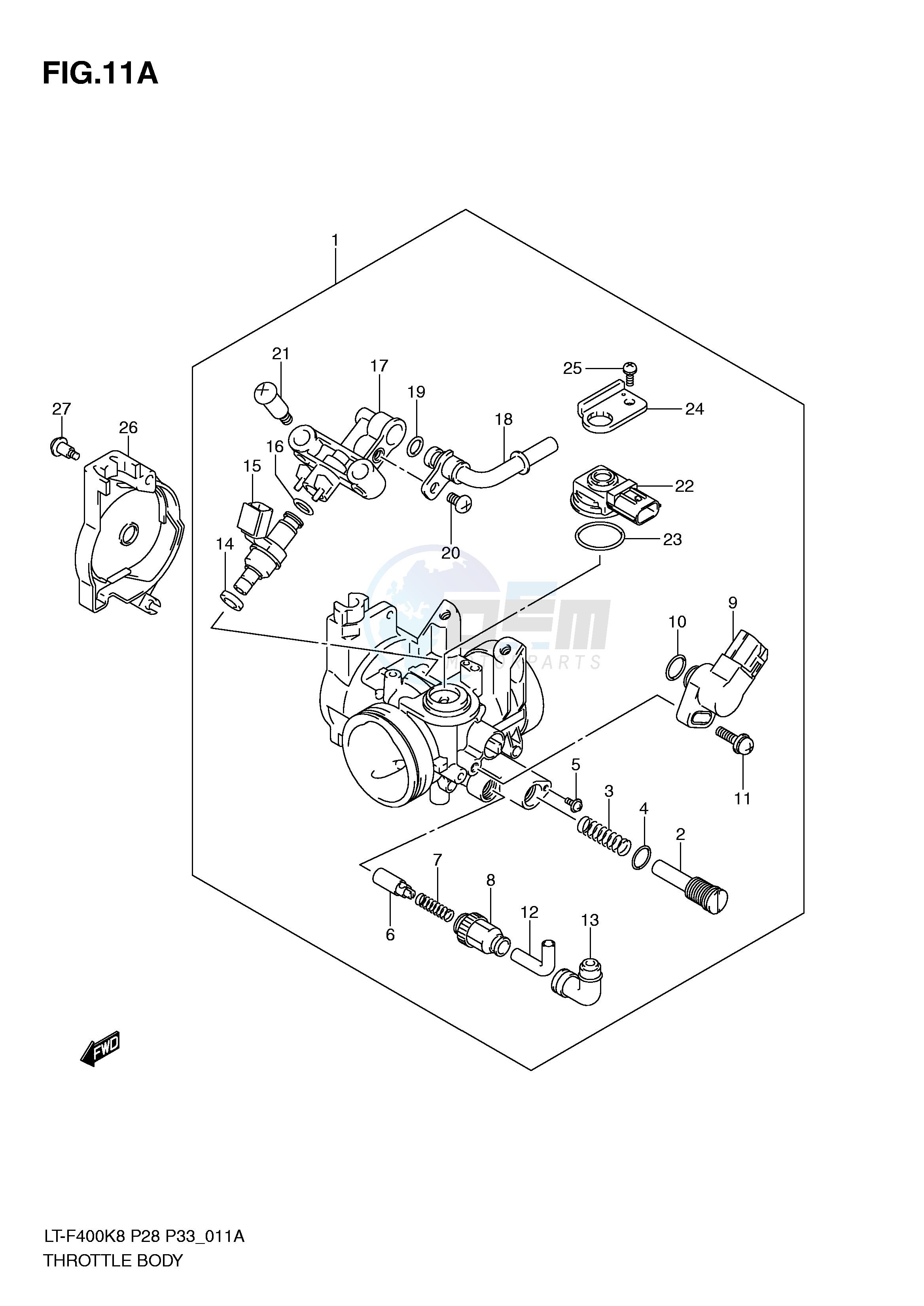 THROTTLE BODY (MODEL L0) image