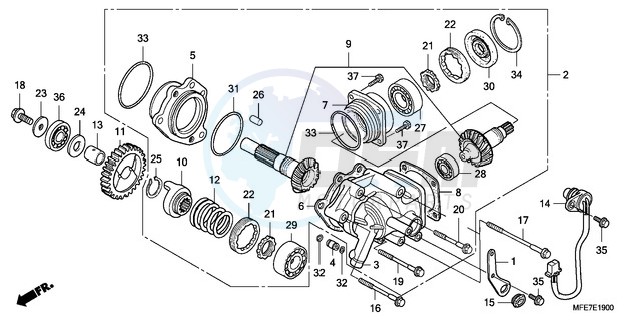 CROSS SHAFT blueprint