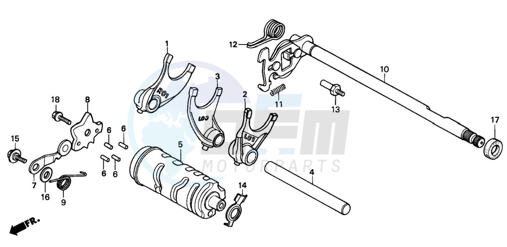 SHIFT DRUM/SHIFT FORK image