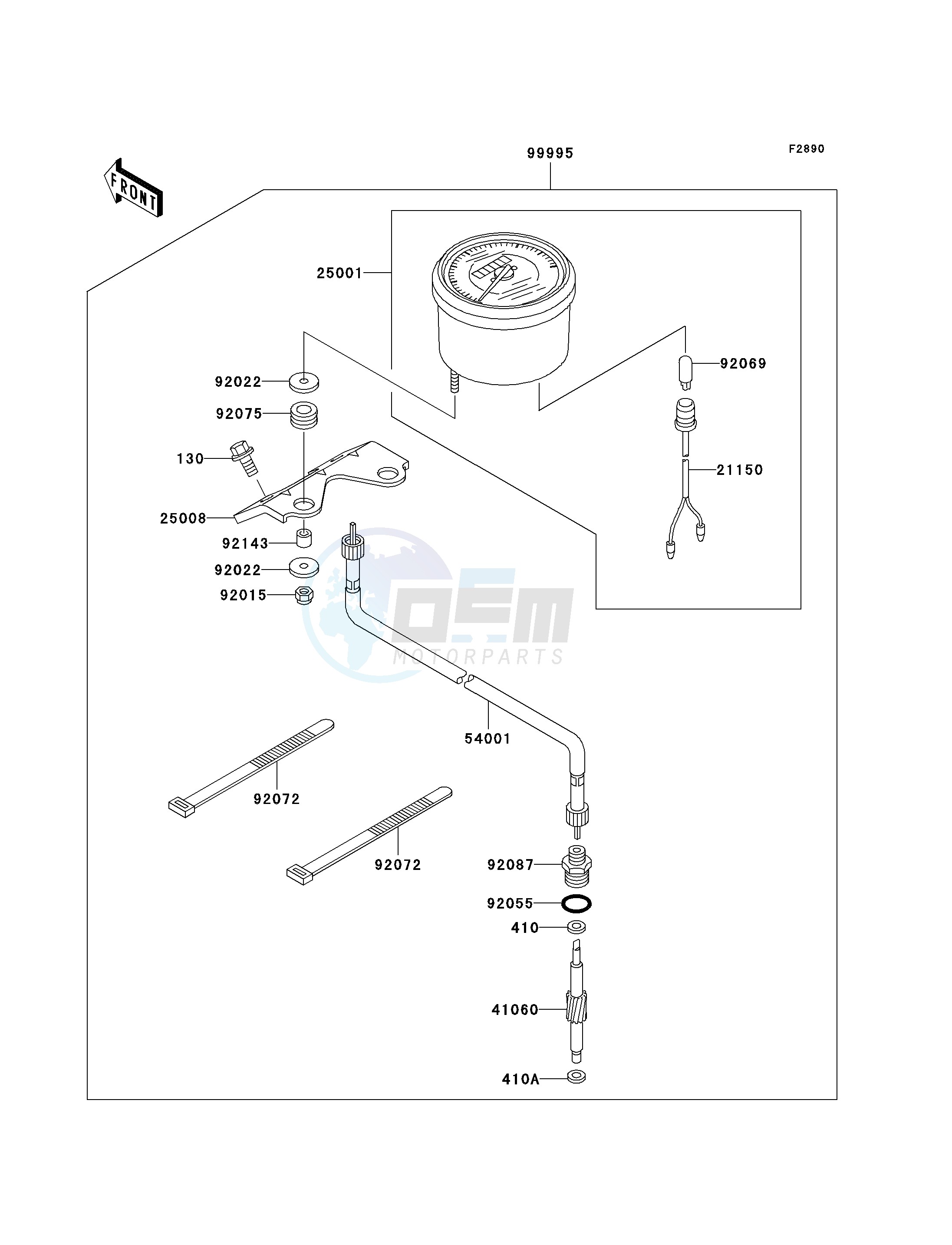 OPTIONAL PARTS-- METER- - blueprint