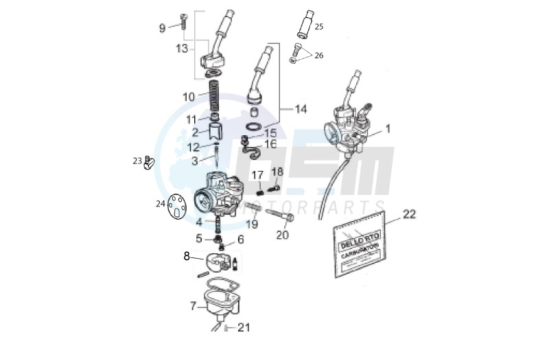 Carburettor blueprint