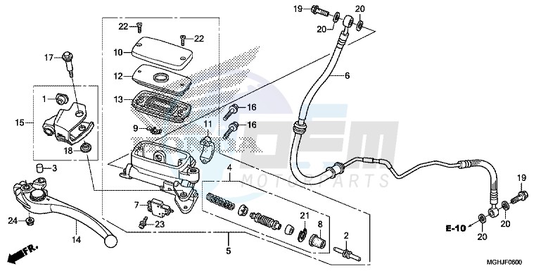 CLUTCH MASTER CYLINDER image