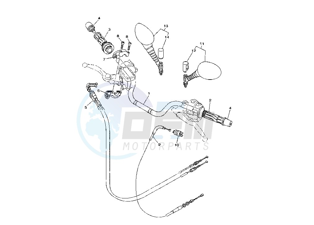 STEERING HANDLE- CABLE image