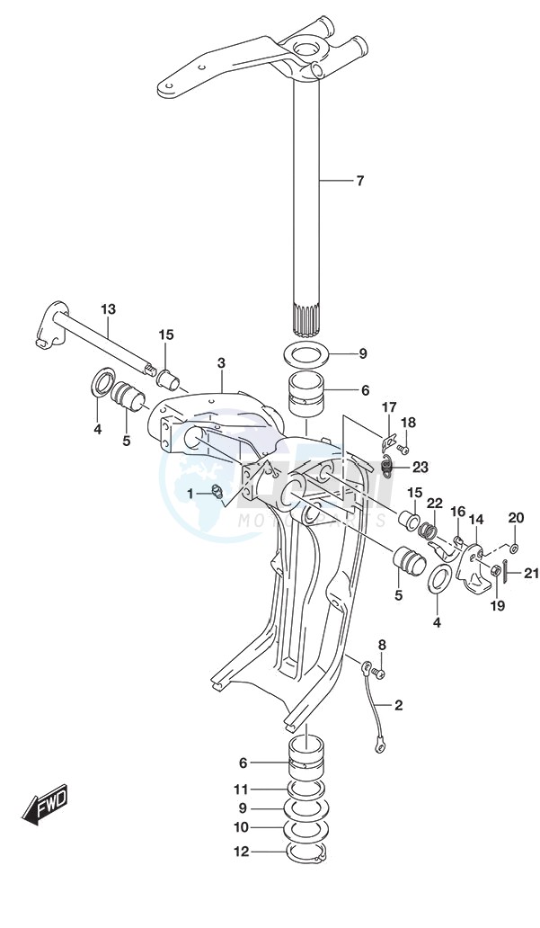 Swivel Bracket w/Transom (X or XX) image