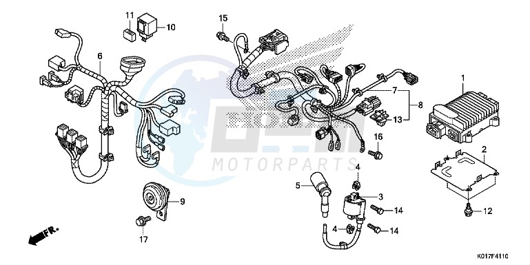 SUB HARNESS/ IGNITION COIL blueprint