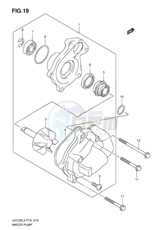 WATER PUMP image