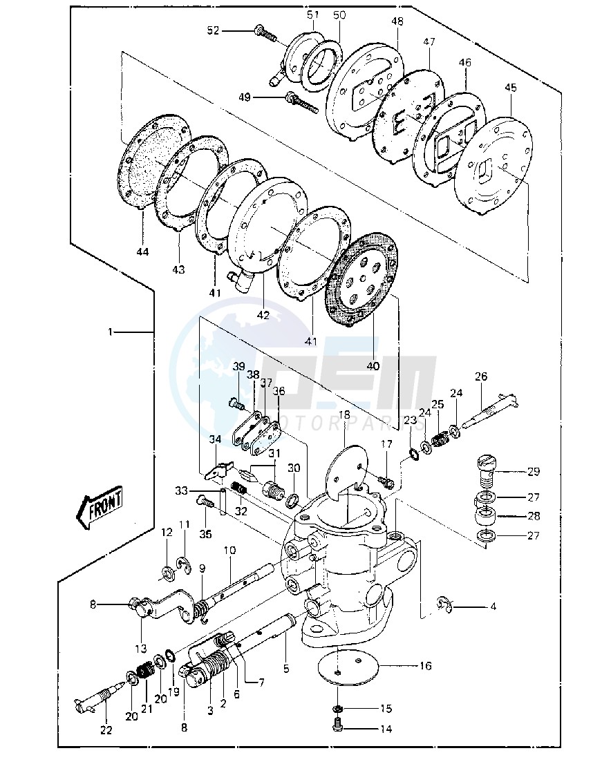 CARBURETOR   -- 84-86 JS440-A8_A9_A10- - image