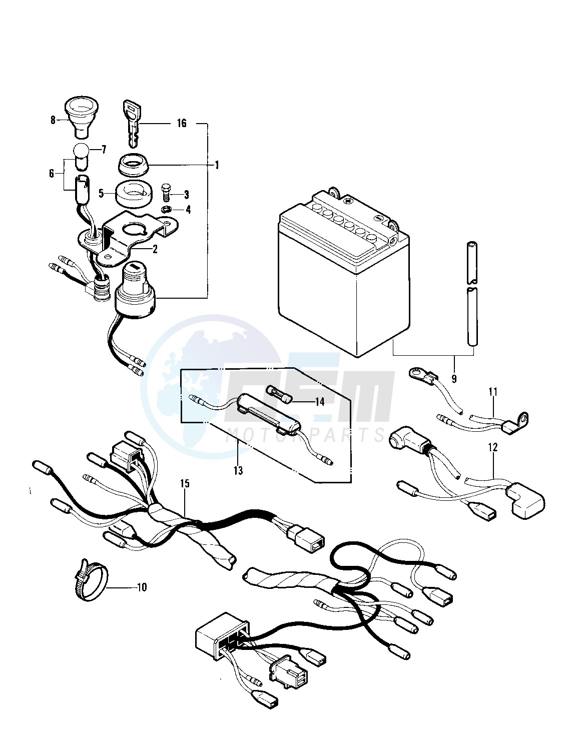 CHASSIS ELECTRICAL EQUIPMENT -- 82 A1- - blueprint