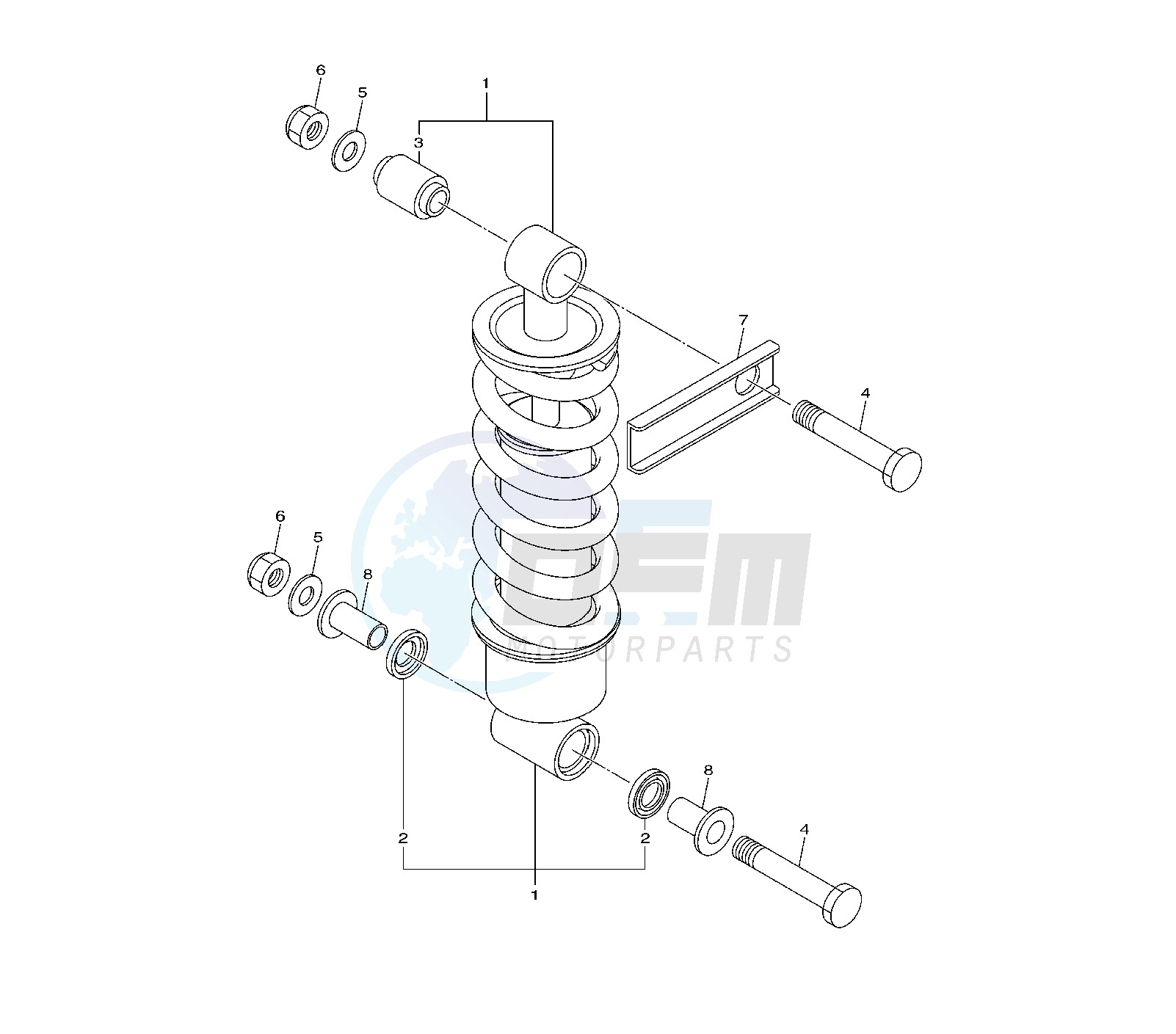 REAR SUSPENSION blueprint