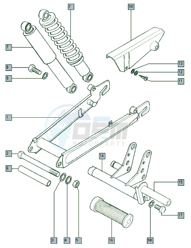 Swinging arm blueprint