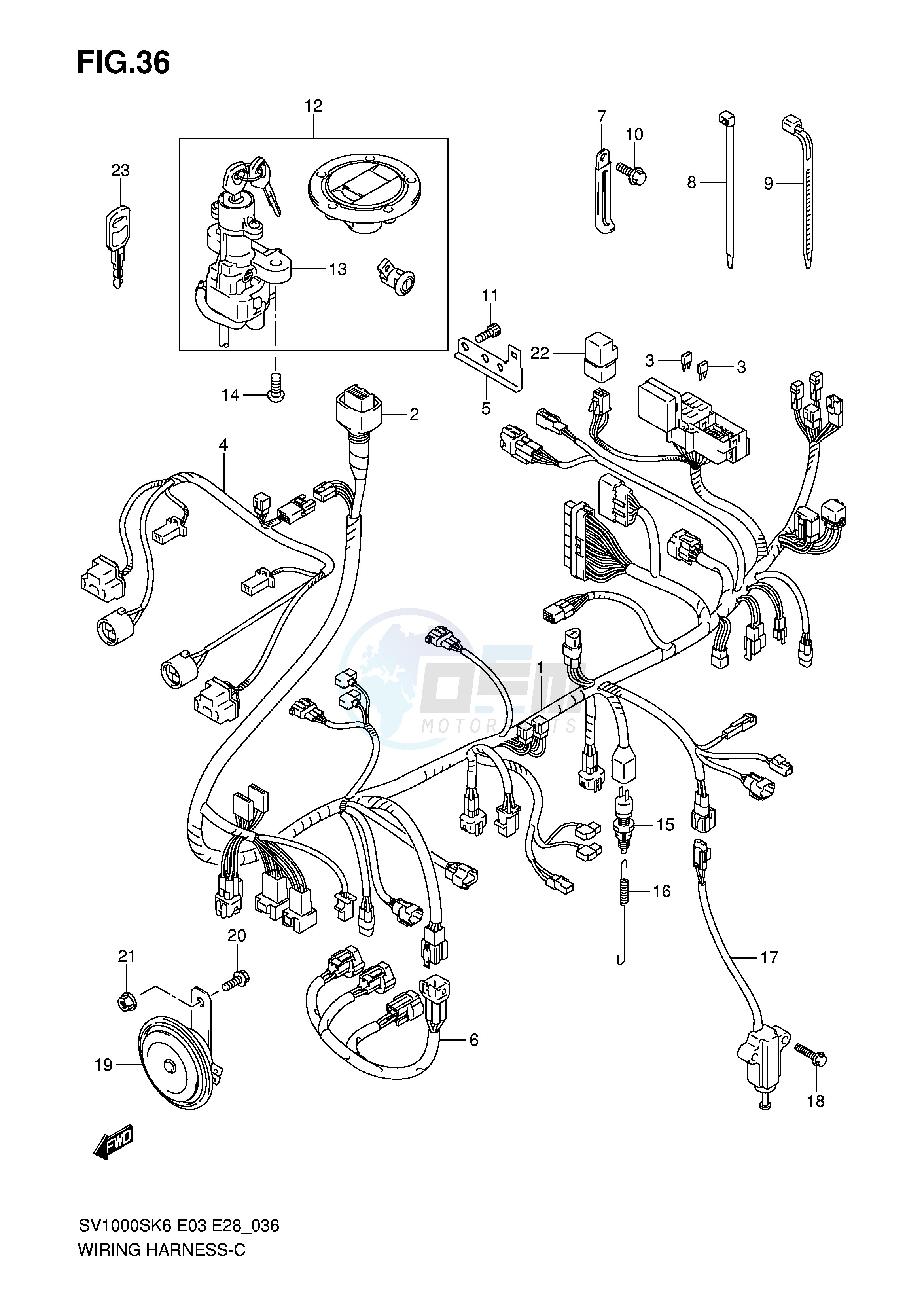 WIRING HARNESS (SV1000S) image