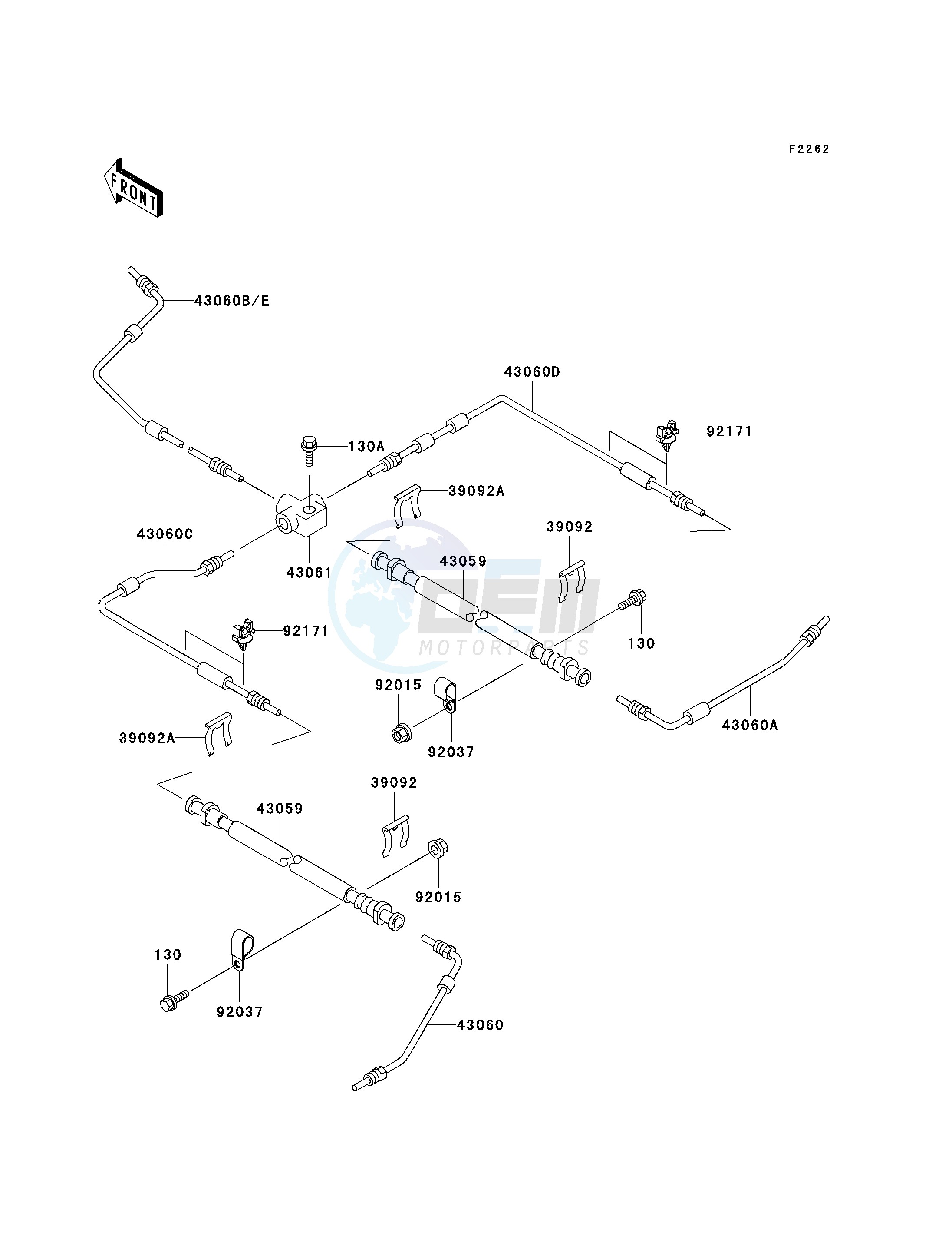 BRAKE PIPING blueprint