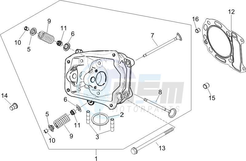 Cilinder head unit - Valve image