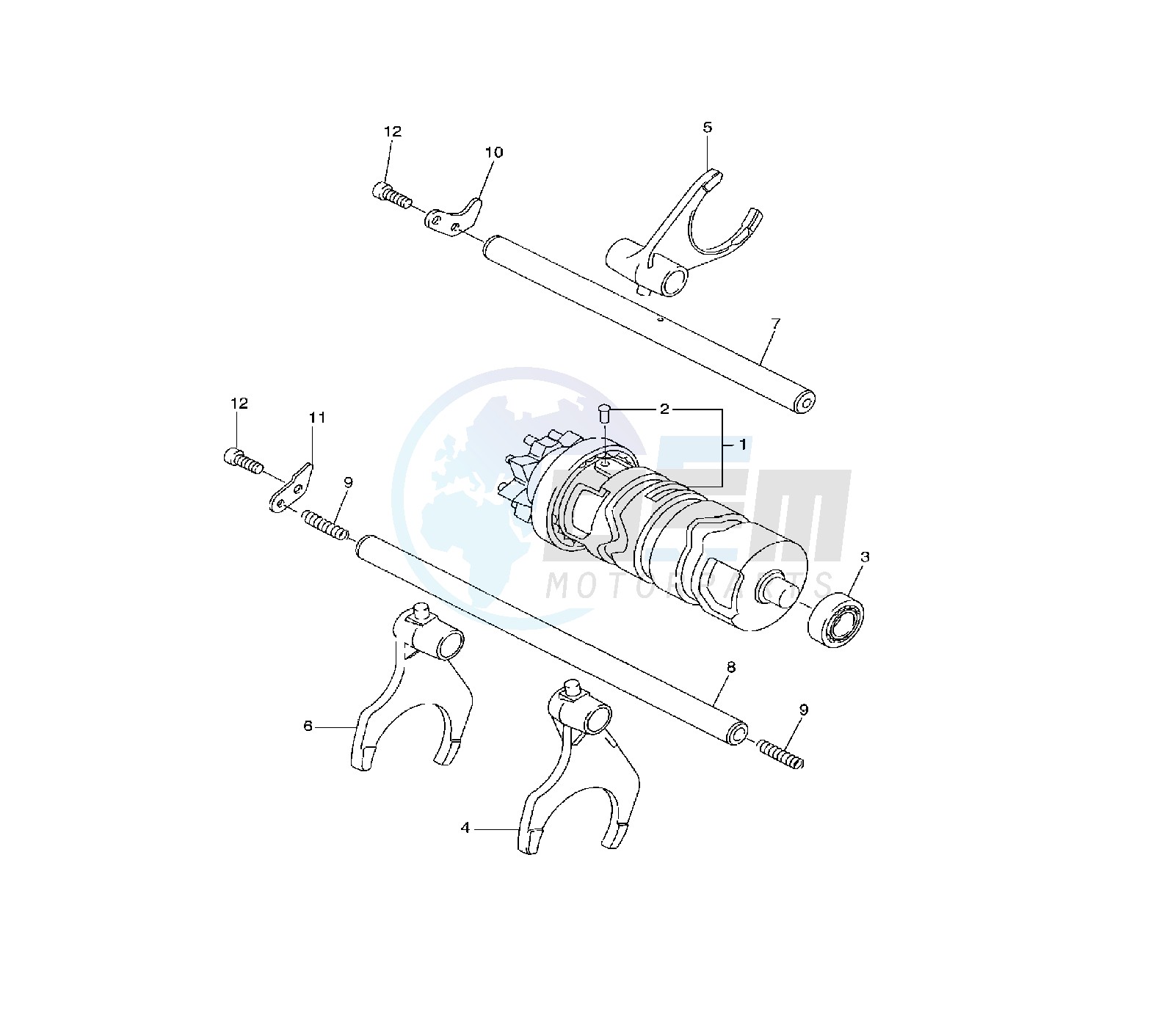 SHIFT CAM AND FORK image