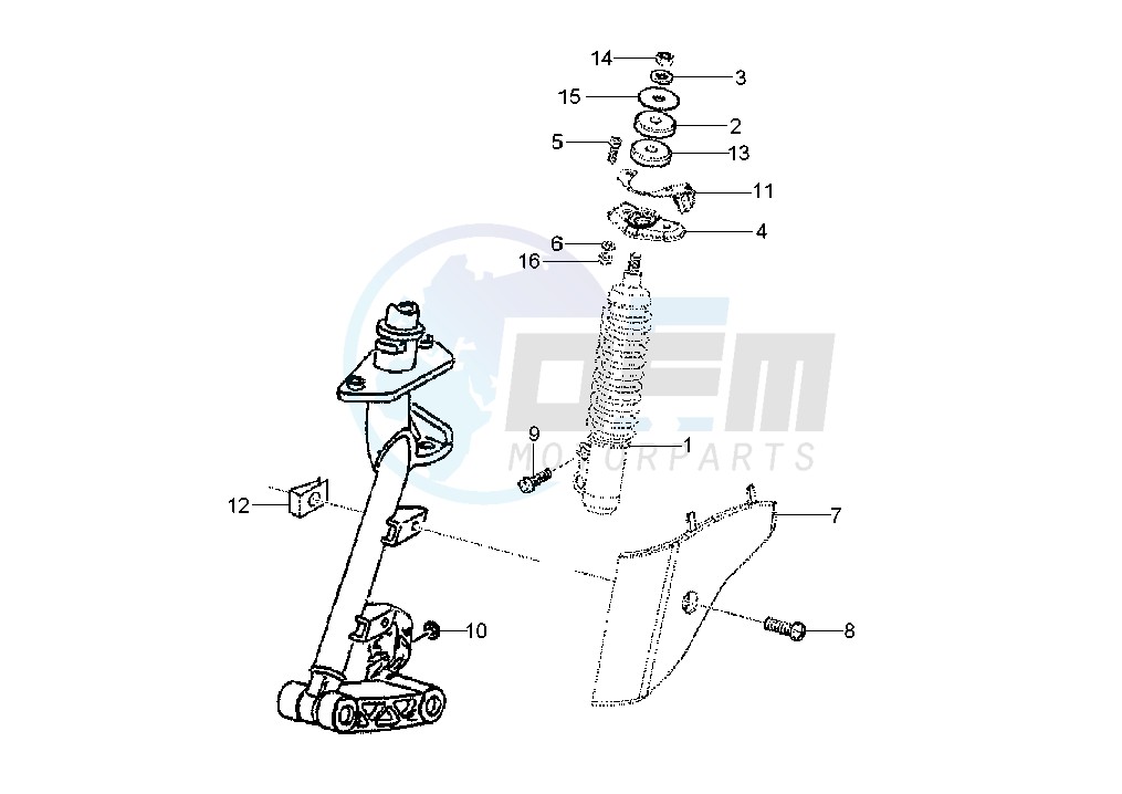 Front shock absorber image