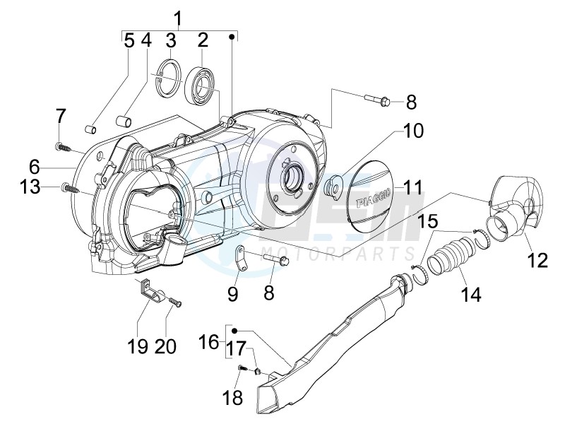 Crankcase cover - Crankcase cooling image