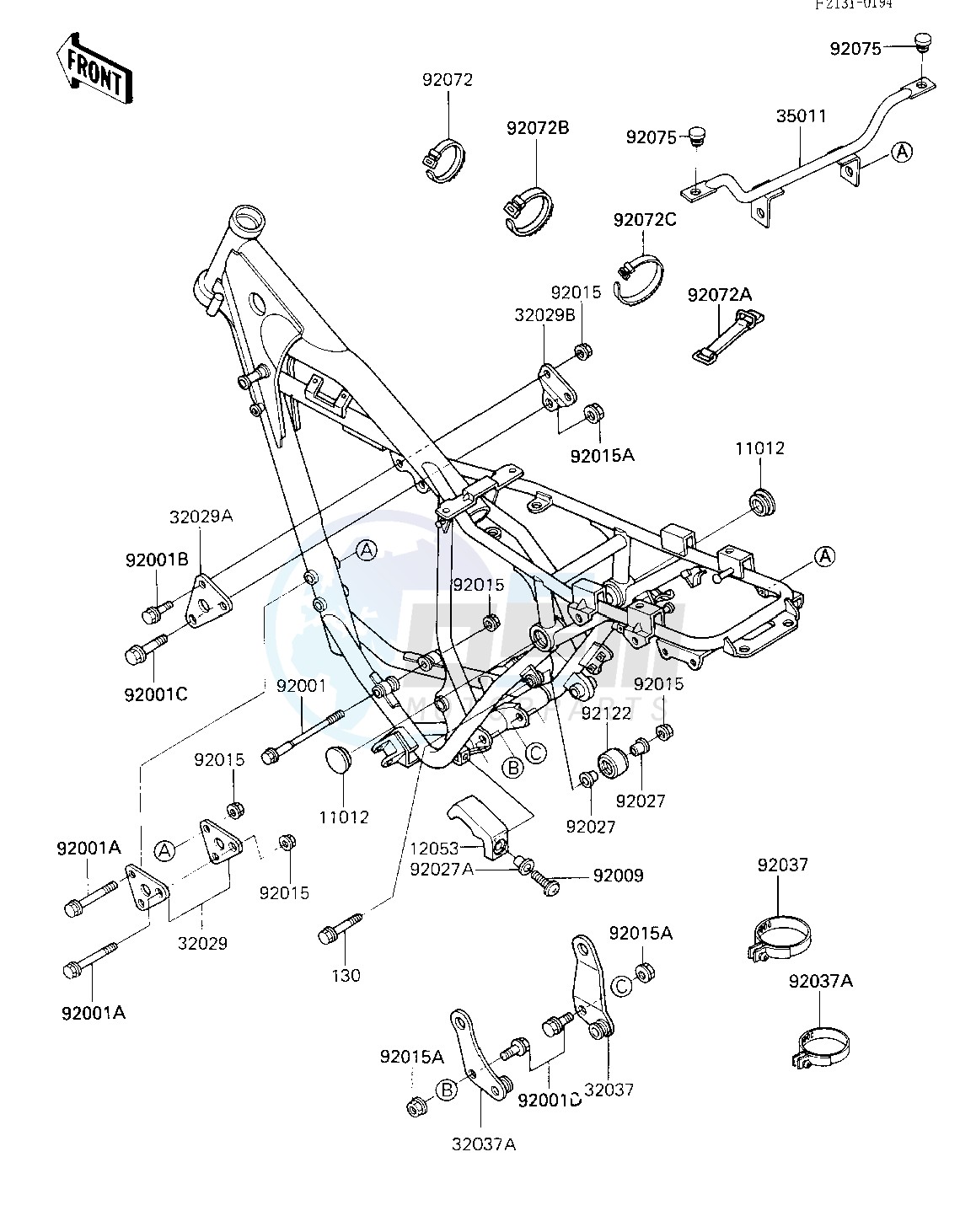 FRAME FITTINGS -- 84 A1- - image