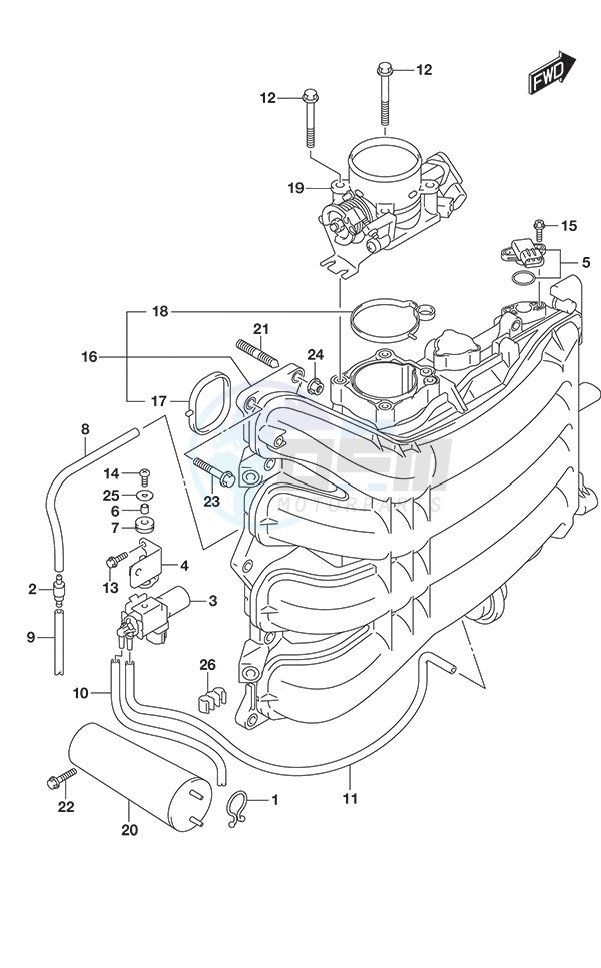 Intake Manifold/Throttle Body image