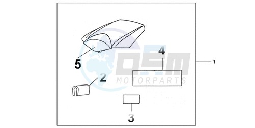 REAR SEAT COWL CANDY TAHITIAN BLUE image