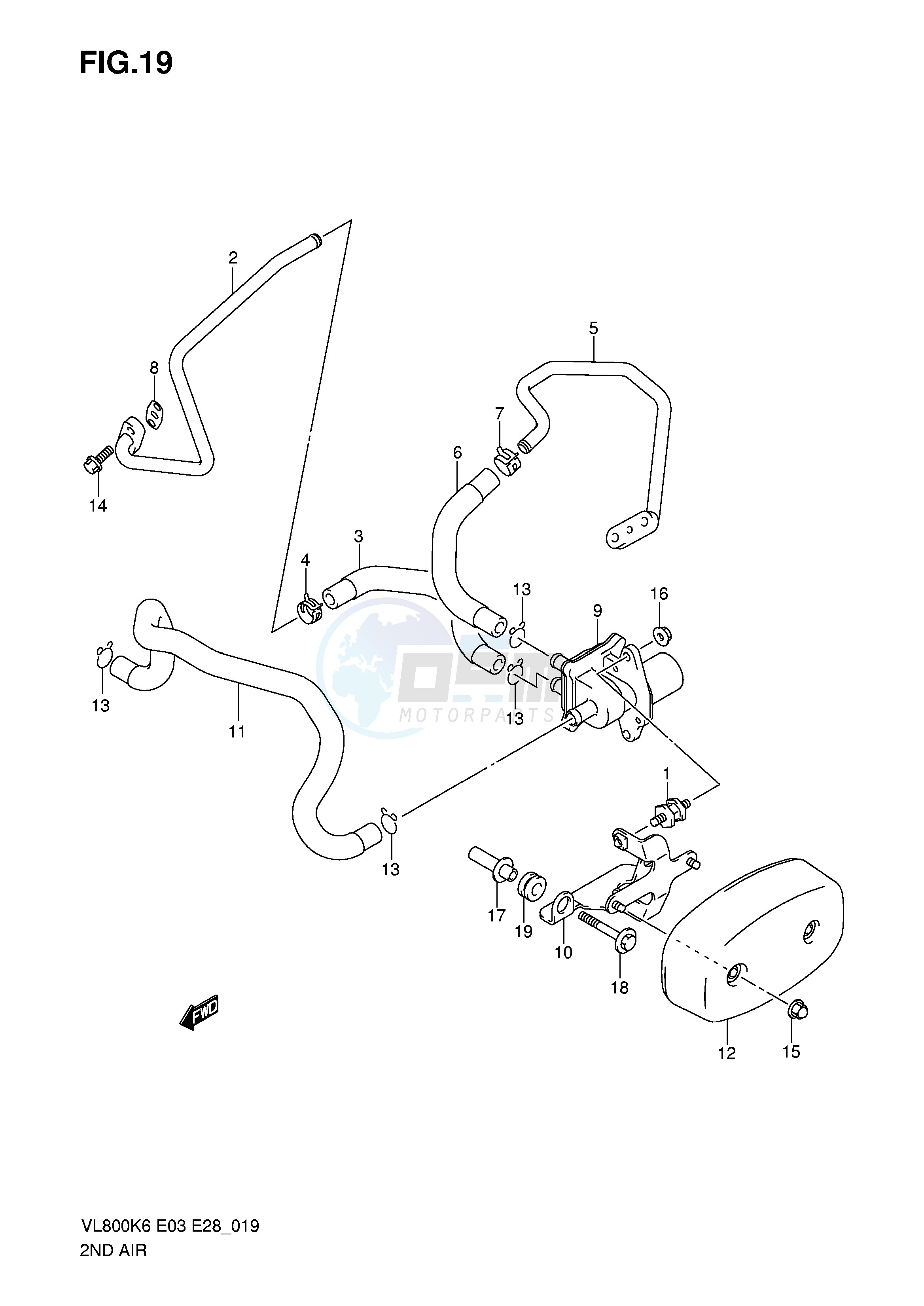 SECOND AIR (MODEL K6 K7 K8) blueprint