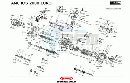 ENGINE  AM6 K/S 2000 EURO blueprint