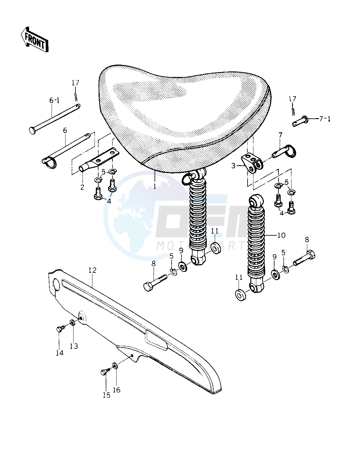 SEAT_CHAIN COVER -- 78 C1_C1A- - image