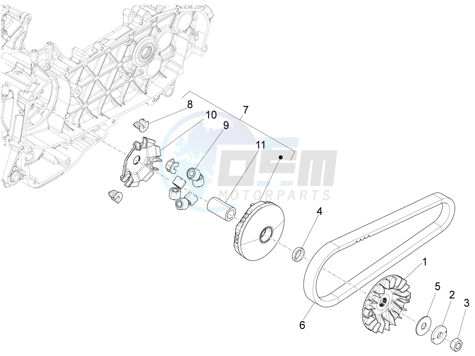 Driving pulley image