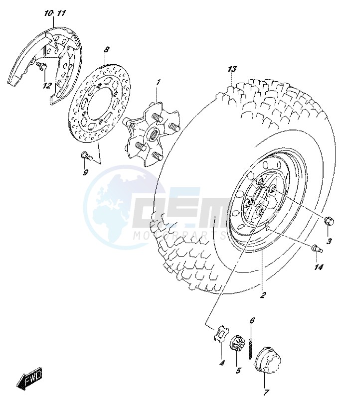 FRONT WHEEL image