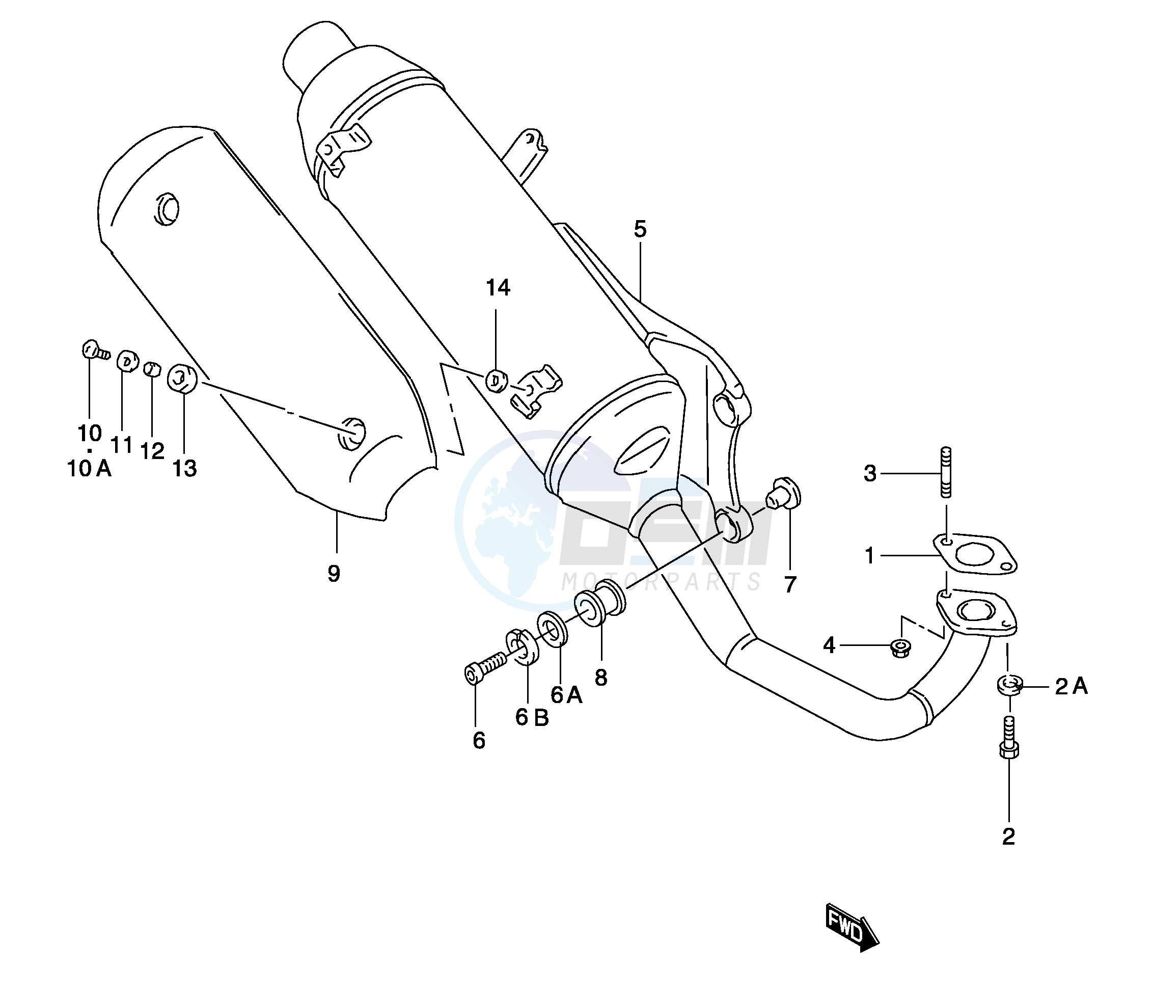 MUFFLER (MODEL K1 K2 P26) image