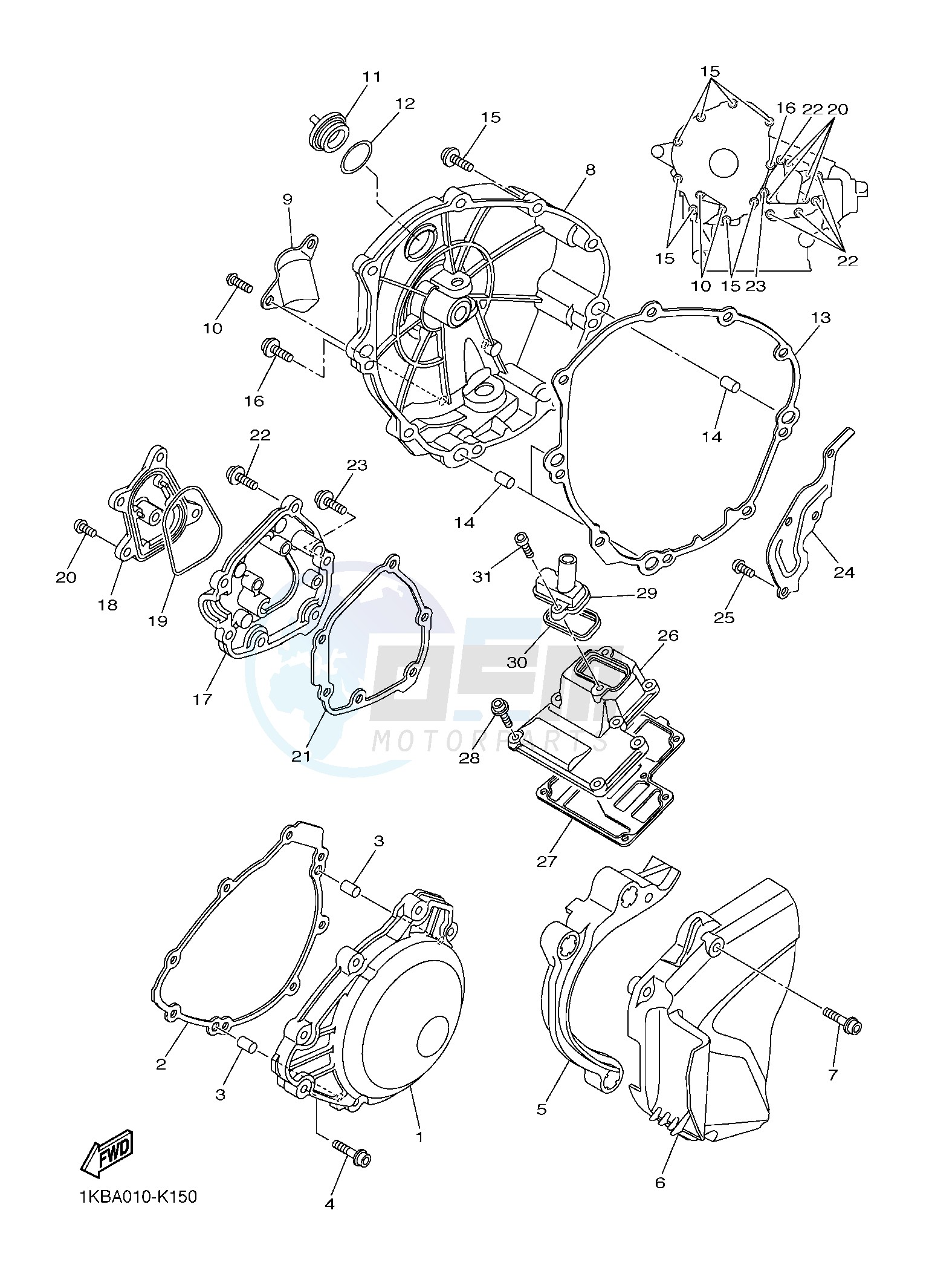 CRANKCASE COVER 1 image