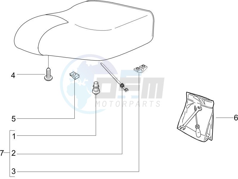 Saddle seats - Tool roll blueprint