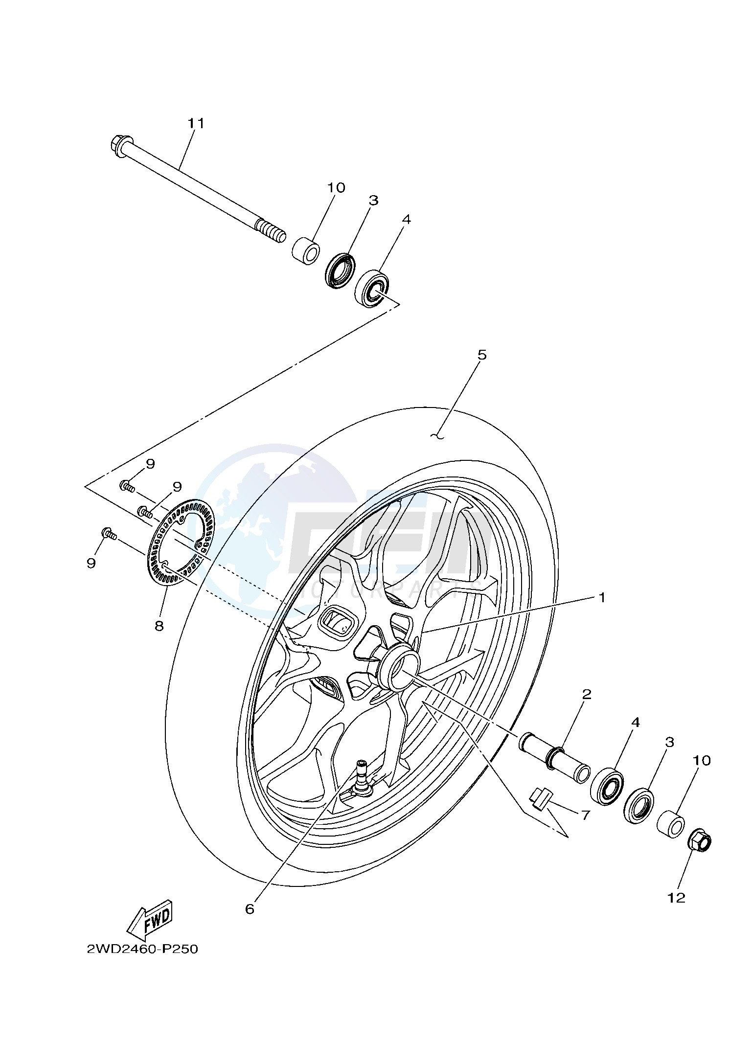 FRONT WHEEL image