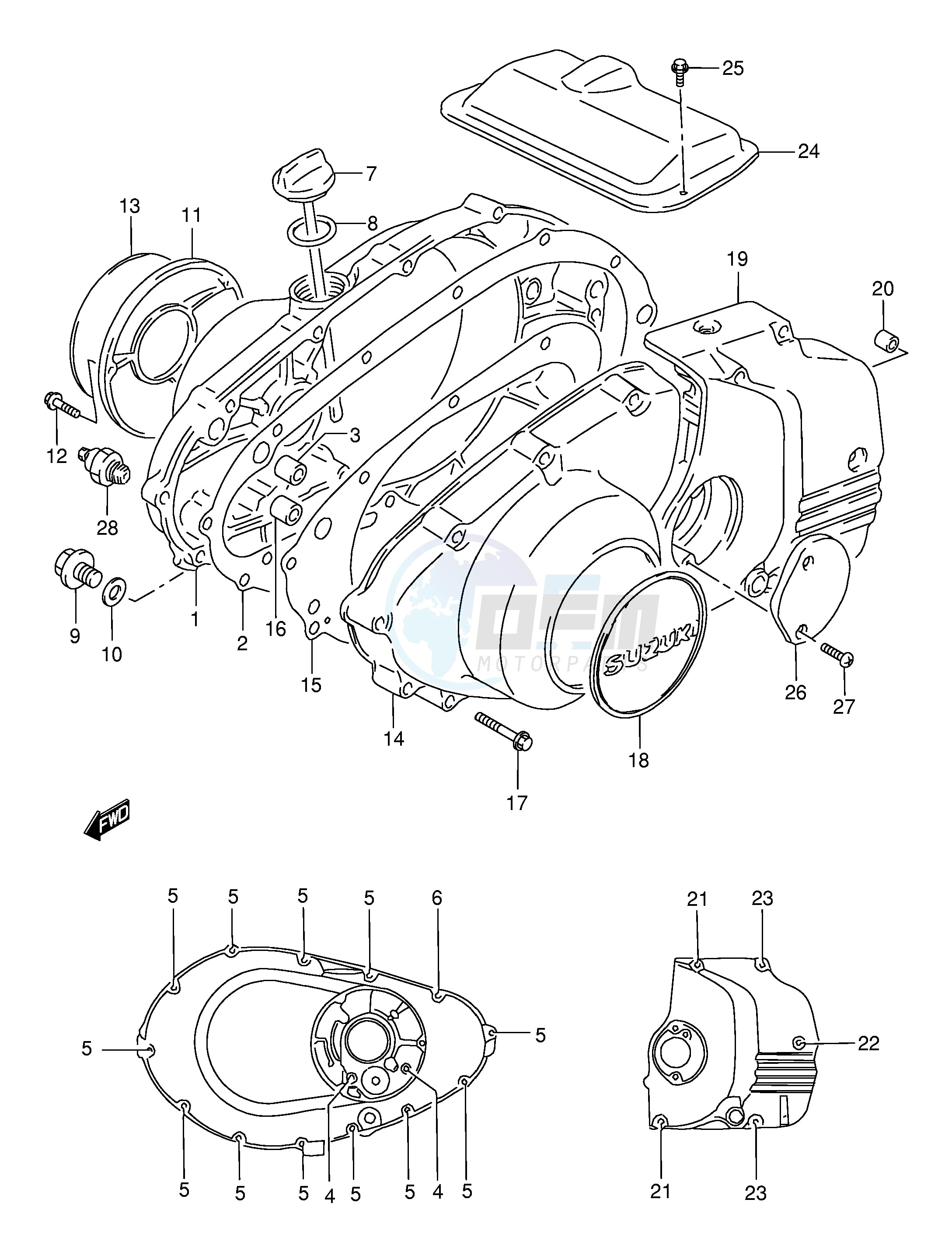 CRANKCASE COVER image