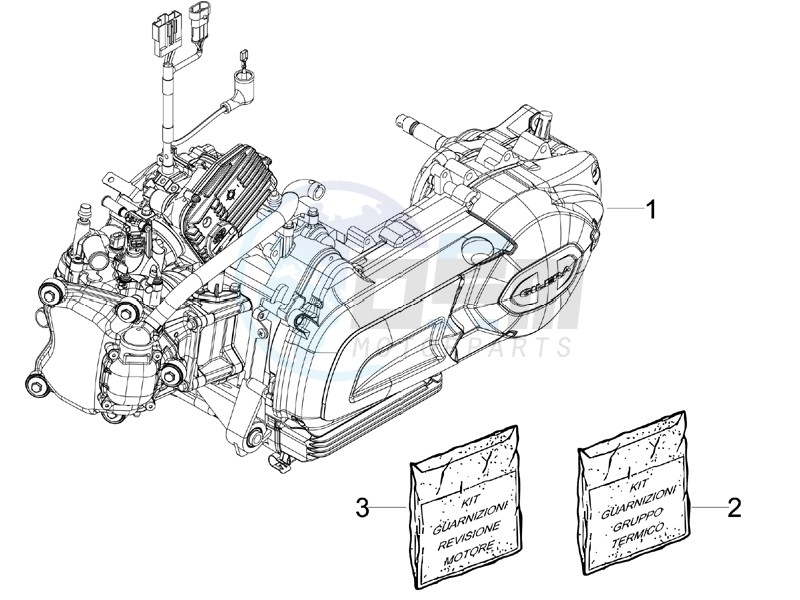 Engine assembly blueprint