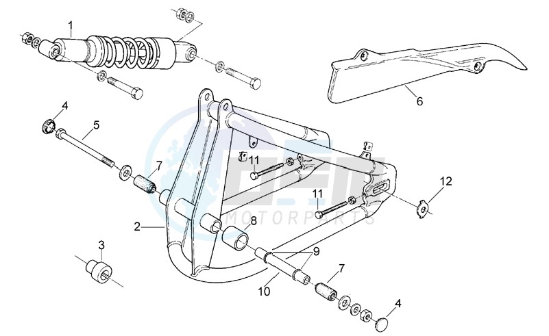 Swing arm - Shock absorber image