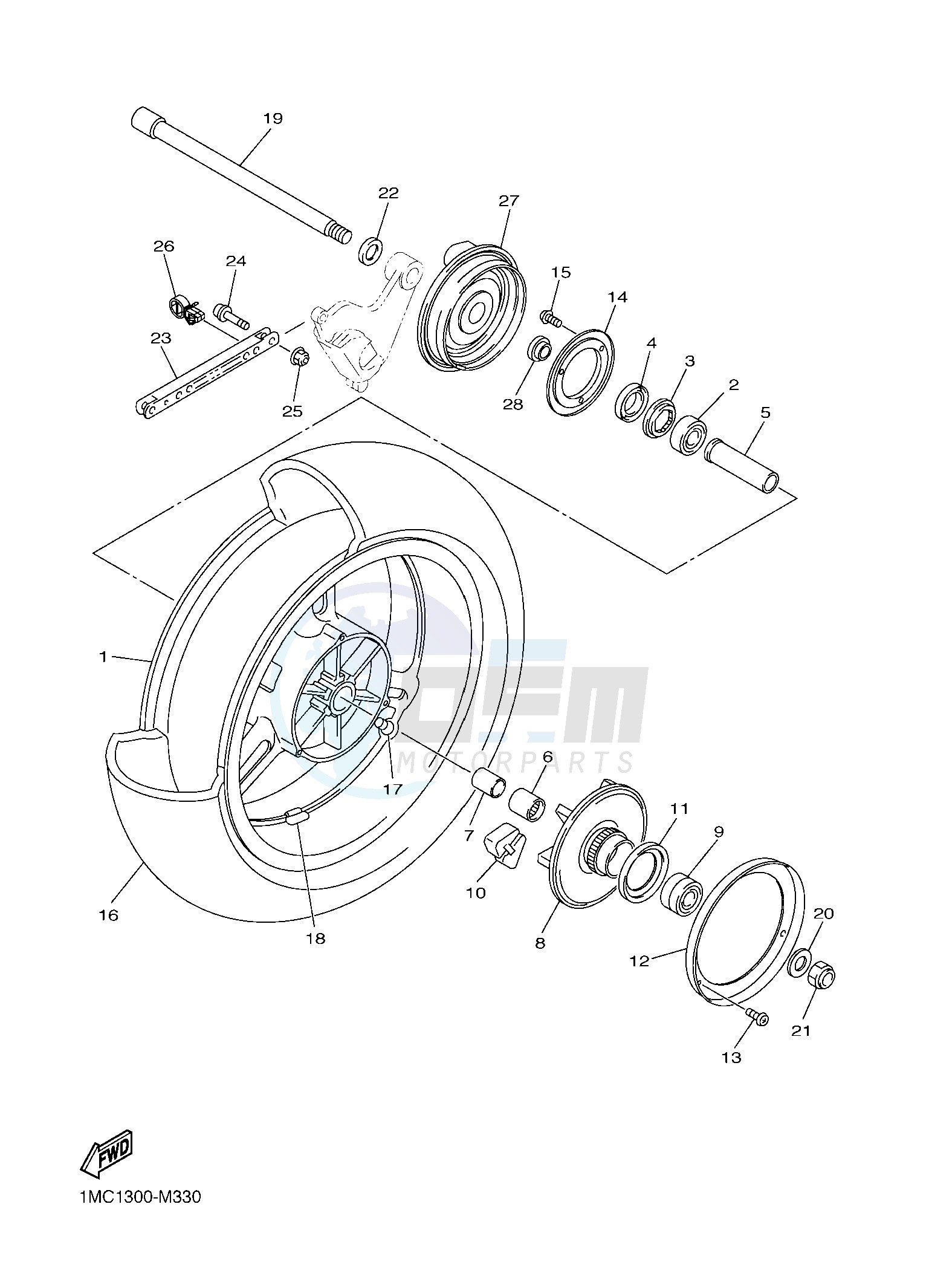 REAR WHEEL blueprint