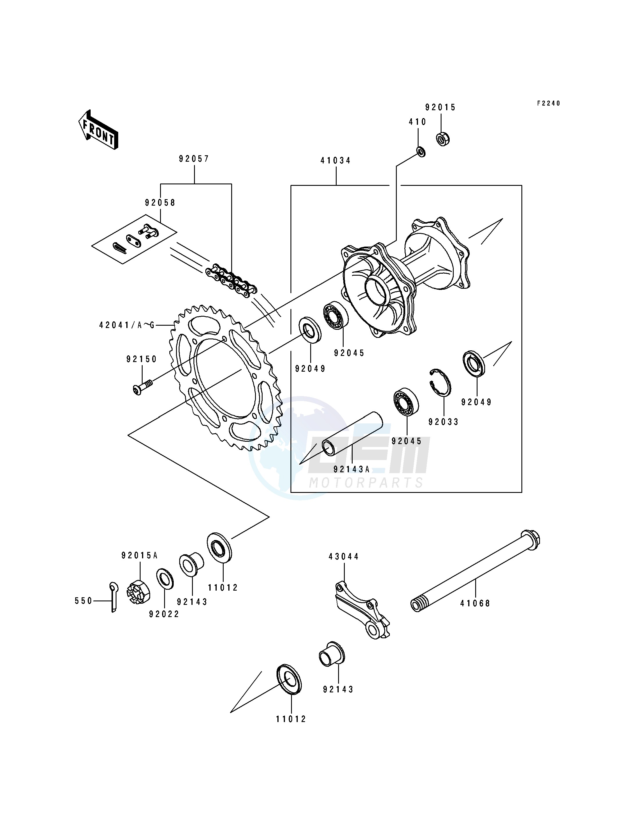 REAR HUB image